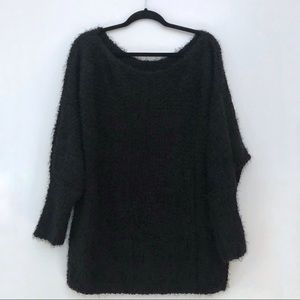 NWOT| Super Soft, Off Shoulder Black Sweater | M